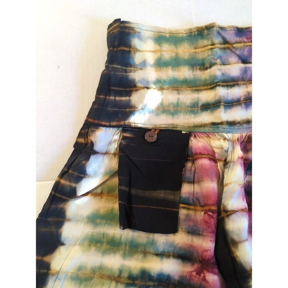 Earthbound Trading Co Harem Jogger Pants S Drop Waist Tie Dye Boho Trendy Flowy - Picture 7 of 9